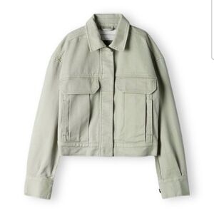 BABATON The Group Antares Jacket Gd Silent Storm Green 100% Cotton XXS Aritzia